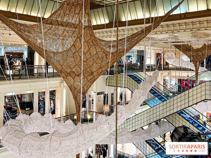 Le La Serpent, l'exposition gratuite, monumentale et immersive d'Ernesto Neto au Bon Marché