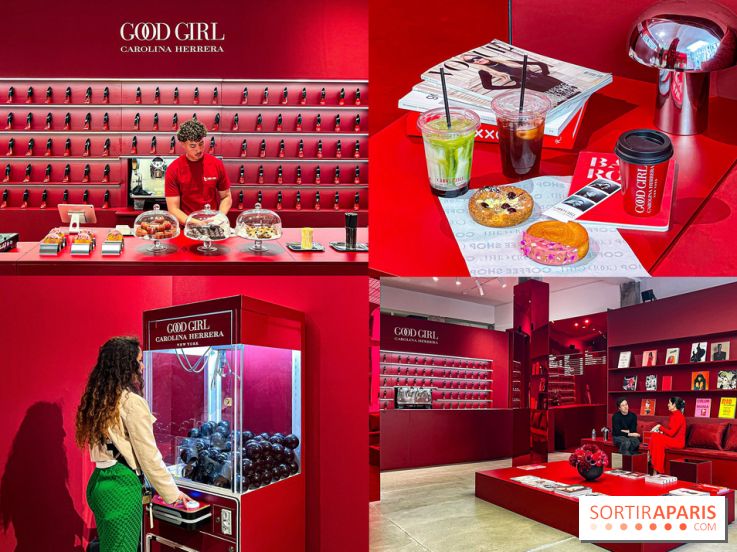 Good Girl Coffee Shop: le café-pop up du nouveau parfum de Carolina Herrera à Paris - nos photos