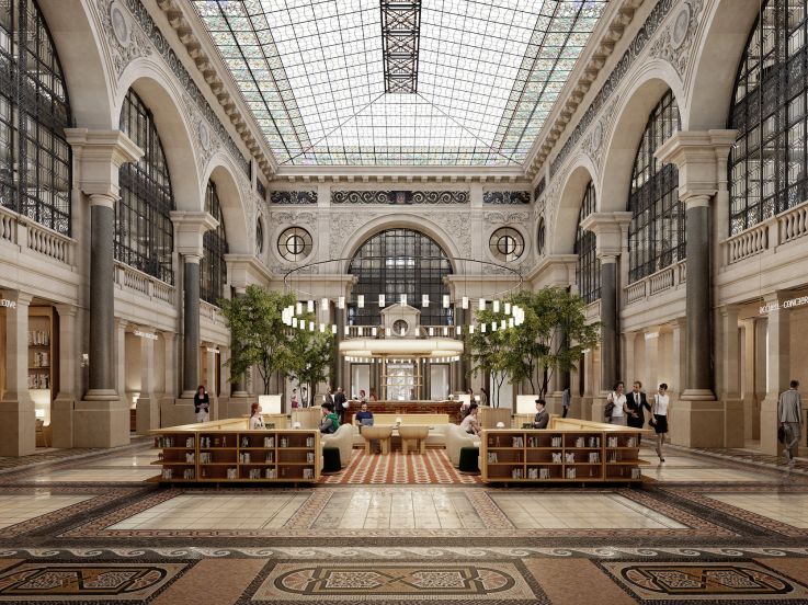 Réouverture monument 14 rue Bergère Grands Boulevards ancienne banque BNP