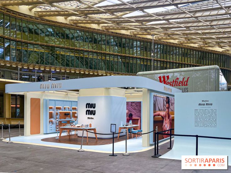 Miu Miu Beauty : pop up beauté gratuit au Forum des Halles avec showcase exclusif de Louane
