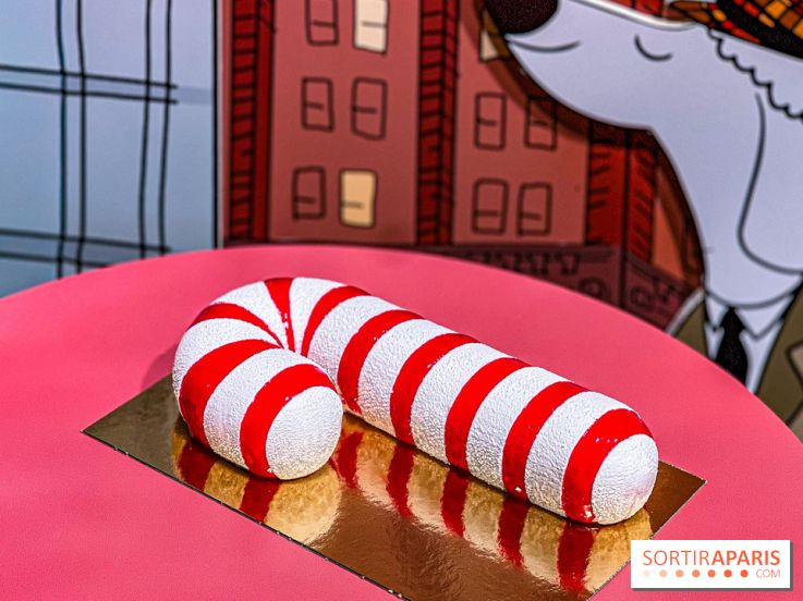Candy Cake, la Bûche de Noël 2025 du Printemps Haussmann par Bryan Esposito, clin d'œil à New-York