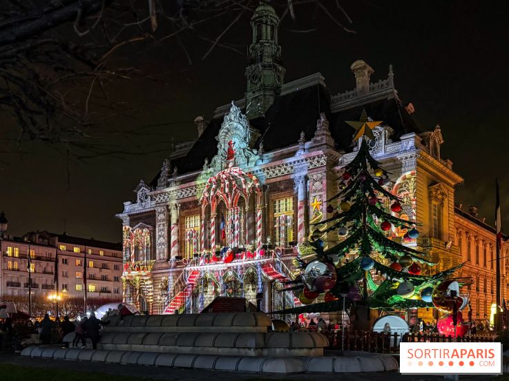 Noël 2025 à Levallois-Perret (92) : spectacle son & lumière gratuit sur l'Hôtel de Ville - les dates