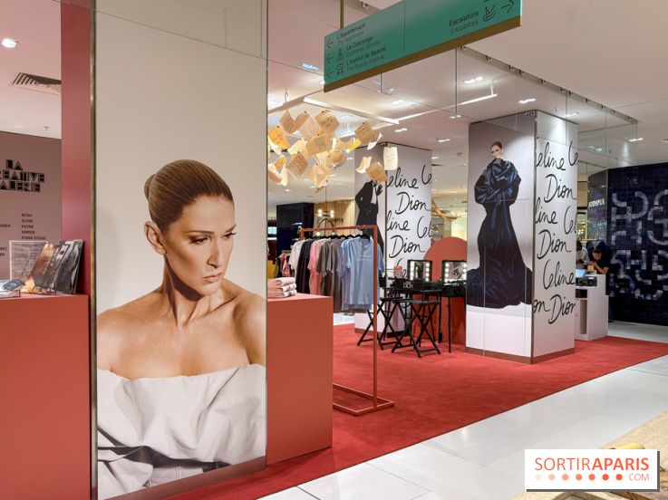 Céline Dion à Paris : T-shirts, vinyles, macarons… un pop-up ouvre à Haussmann - avis et photos