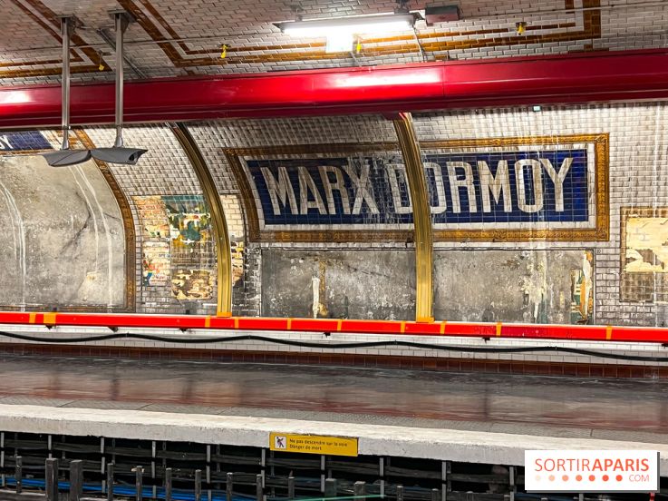 Paris : la station de métro Marx Dormoy, en rénovation, vous dévoile ses vestiges des années 1960