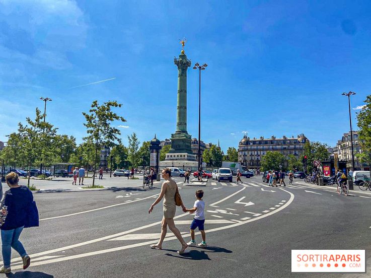 Visuel Paris Place de la Bastille, colonne de Juillet