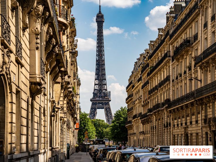 Visuel Paris Tour Eiffel rue