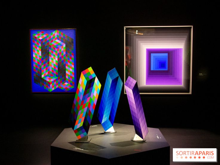 Exposition Vasarely Centre Pompidou, nos photos