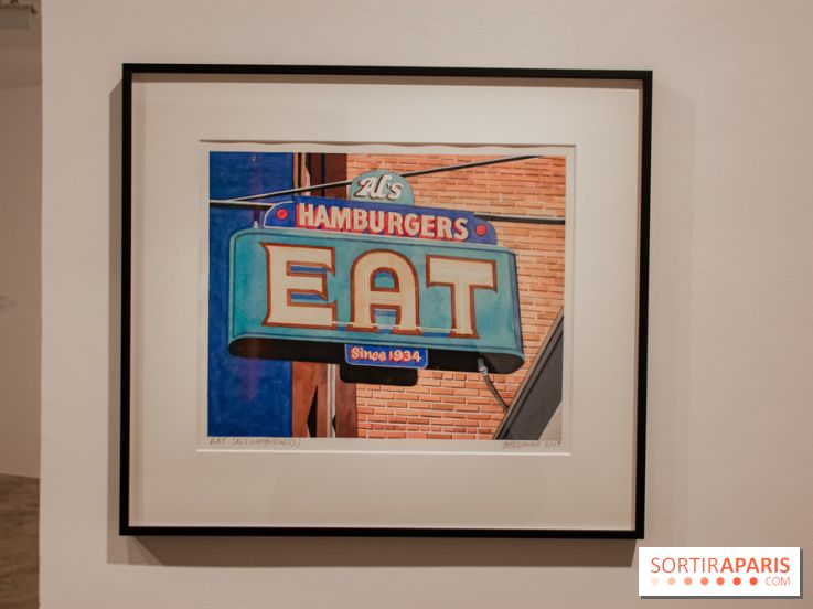 Exposition Robert Cottingham à la galerie Georges-Philippe et Nathalie Vallois