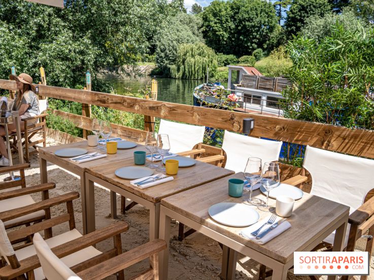 La plage et le brunch EffetMer de la Maison Louveciennes 