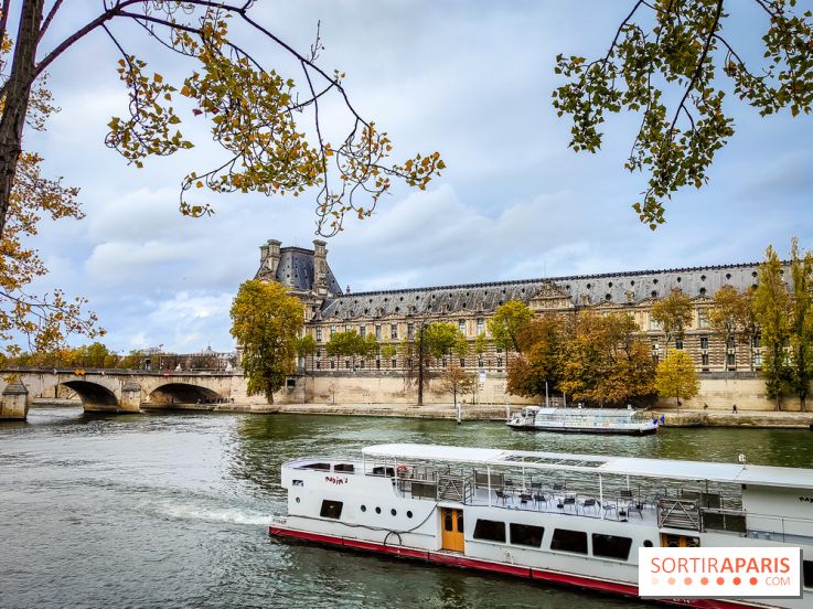Visuels Paris Seine automne Tuileries bateau