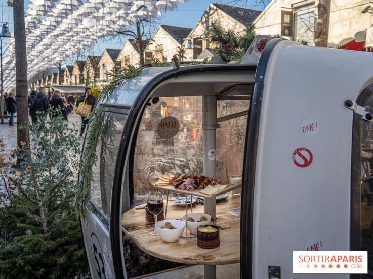 La terrasse raclette de la Fabrique à Toga à Bercy