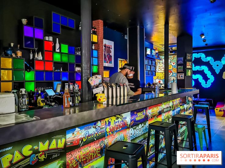 Player One, le bar rétrogaming ultra ludique du quartier des Halles à Paris