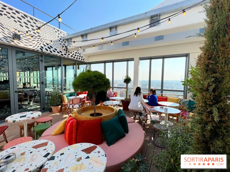 Restaurant-rooftop Mama Shelter La Défense.