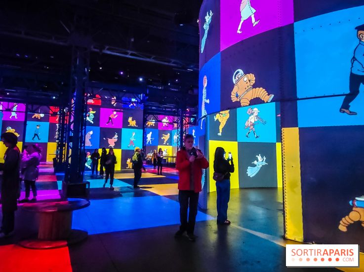 Tintin, l'aventure immersive à l'Atelier des Lumières : l'exposition insolite à vivre - nos photos