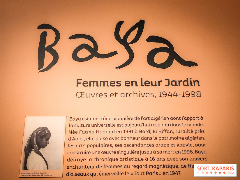 Baya, femmes en leur jardin, l'exposition poétique à l'Institut du monde arabe - nos photos