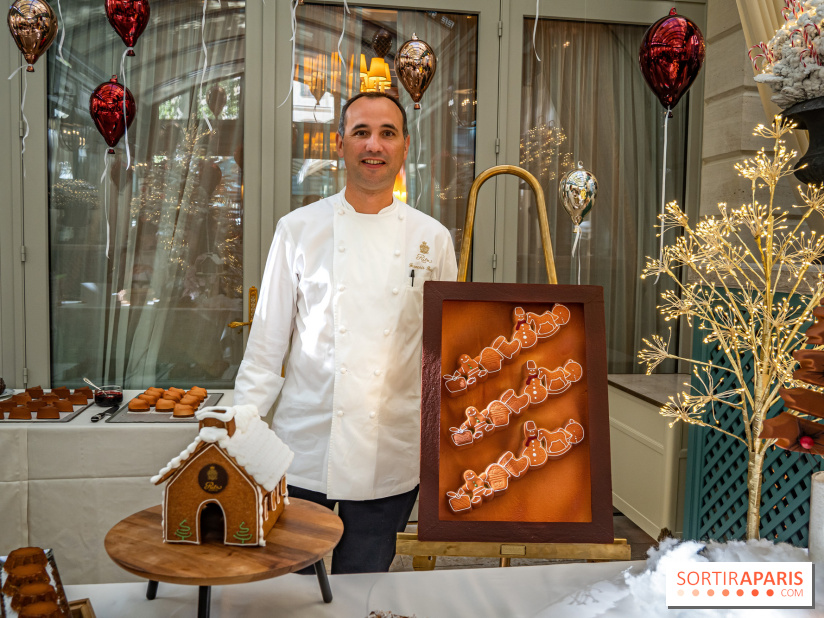 La Bûche de Noël Petit Biscuit du Ritz 2022 et sa farandole de gourmandises - François Perret
