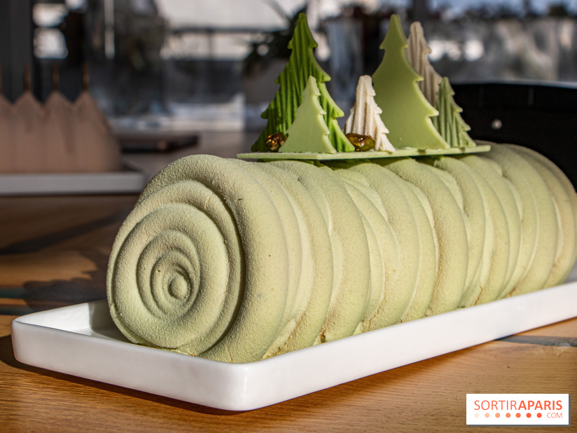 Bûche de Noël Pistache Candy Paradis 2022