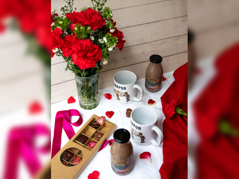 Saint-Valentin 2023 - Coffret petit-déjeuner - chocolat Chapon