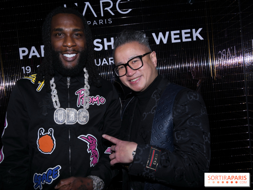 ©Rachid Bellak - Burna Boy et Felix Wu, patron de l'Arc