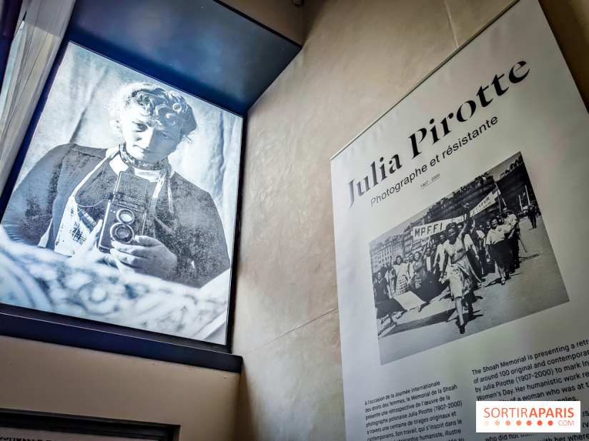 Julia Pirotte, photographe et résistante : l'exposition hommage du Mémorial de la Shoah - nos photos - IMG20230306130132