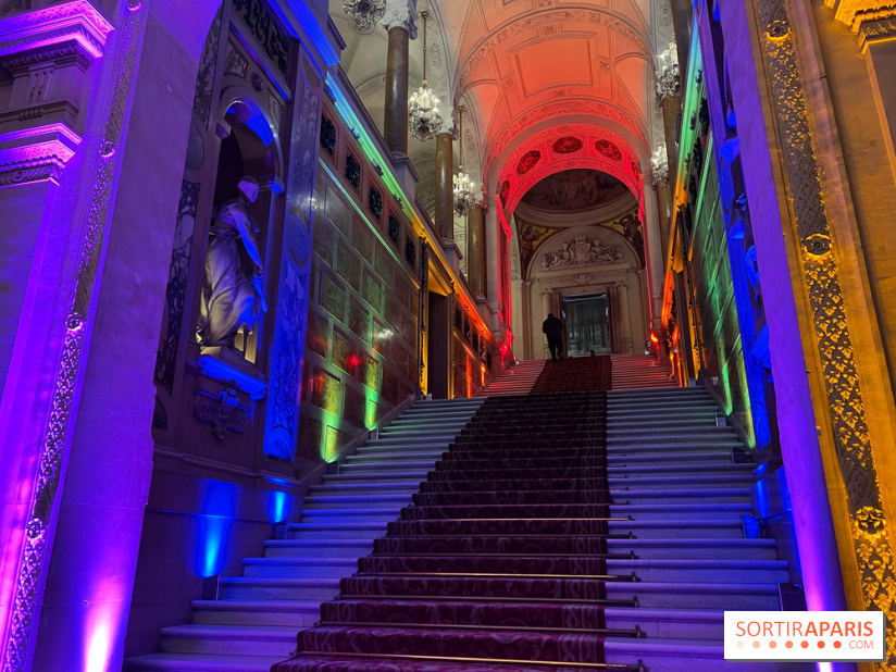 Nuit des Fiertés - Visuel Hôtel de Ville intérieur LGBTQIA+