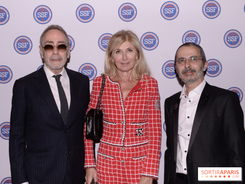 © Rachid Bellak - Alain Chamfort Catherine Madar pdte SSF et Arié Levy pdt de SSF