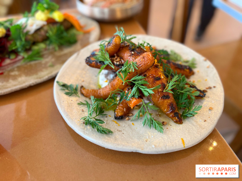 Jolia - Carottes braisées et labné