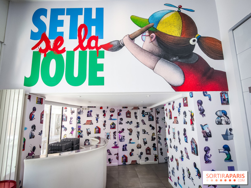 Seth se la joue, l'exposition de street-art ludique pour les enfants, au musée en Herbe - nos photos
