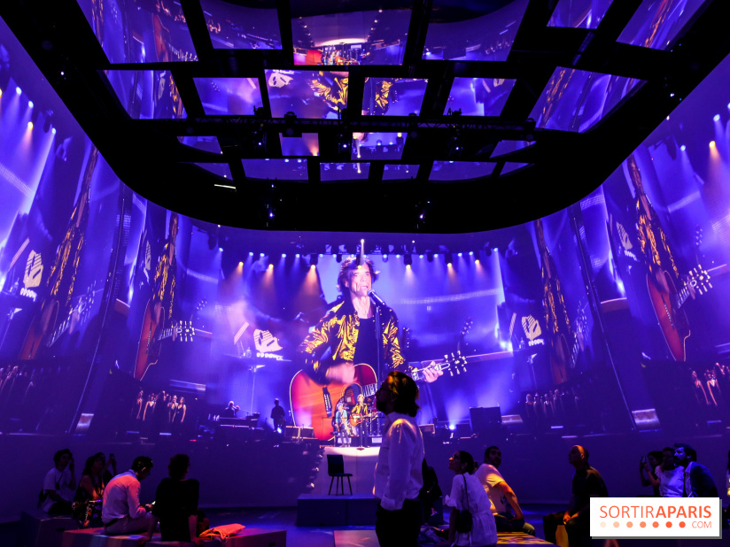 On stage with The Rolling Stones, nos photos