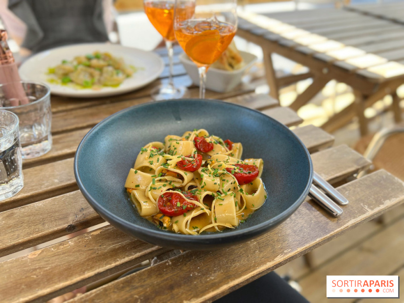 Aglio e Olio - Calamarata moules et tomates