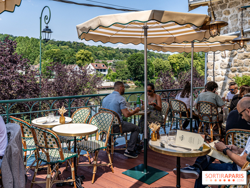 Le Nid, le restaurant-terrasse sur berge à l'Isle-Adam - terrasse