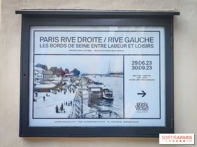 Paris Rive droite / Rive gauche : l'exposition photo autour de la Seine à la galerie Roger-Viollet  - IMG20230629101111