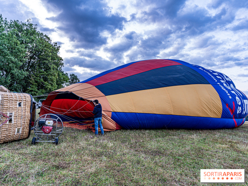 Montgolfière à Fontainebleau, vol au dessus de l'Ile-de-France -  A7C8951