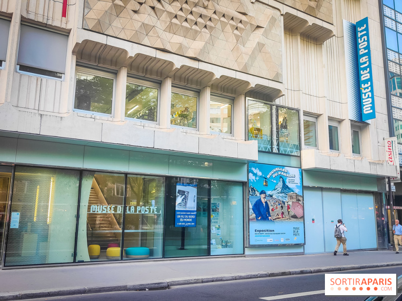 Nouvelles du paradis, la carte postale de vacances : l'exposition ensoleillée au Musée de la Poste - IMG20230905194312