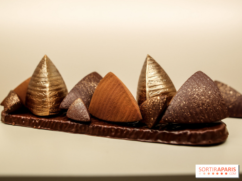 Bûche et chocolats de Noël 2023 signés Alléno & Rivoire - IMG 0979