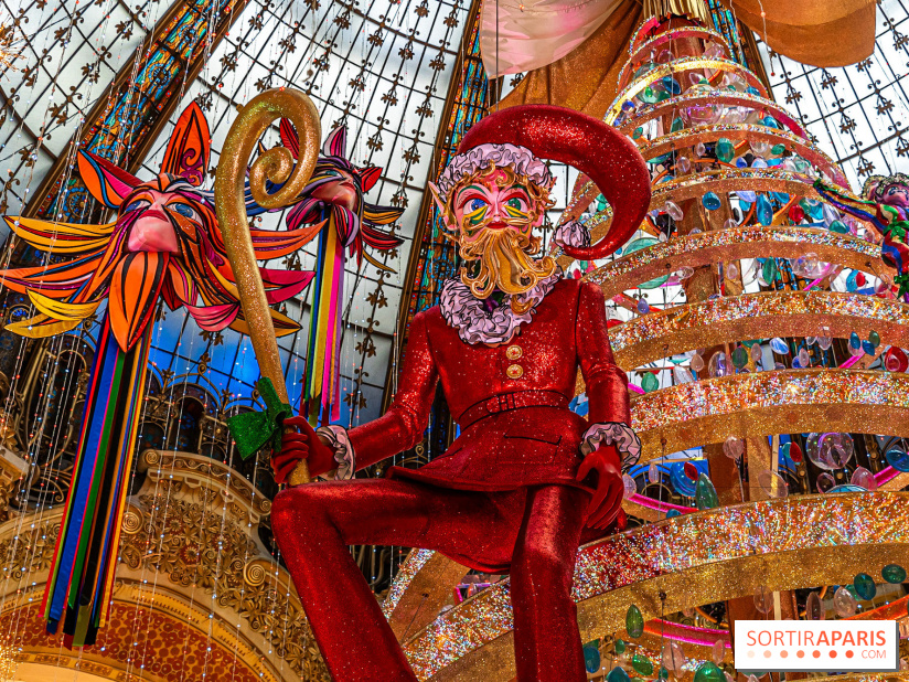 Le sapin de Noël des Galeries Lafayette Haussmann 2023