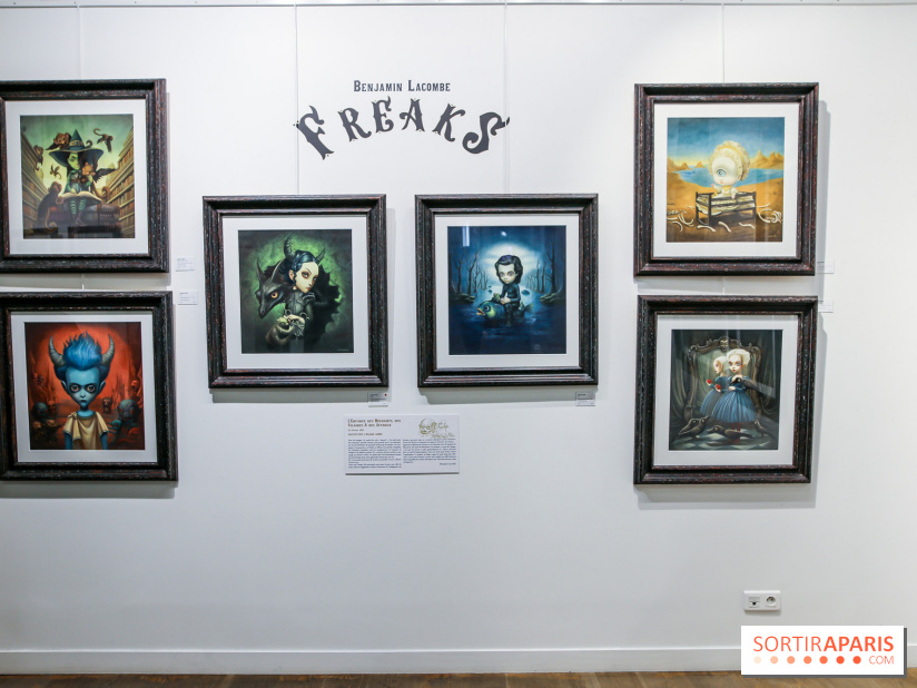 Freaks, l'exposition de Benjamin Lacombe, nos photos