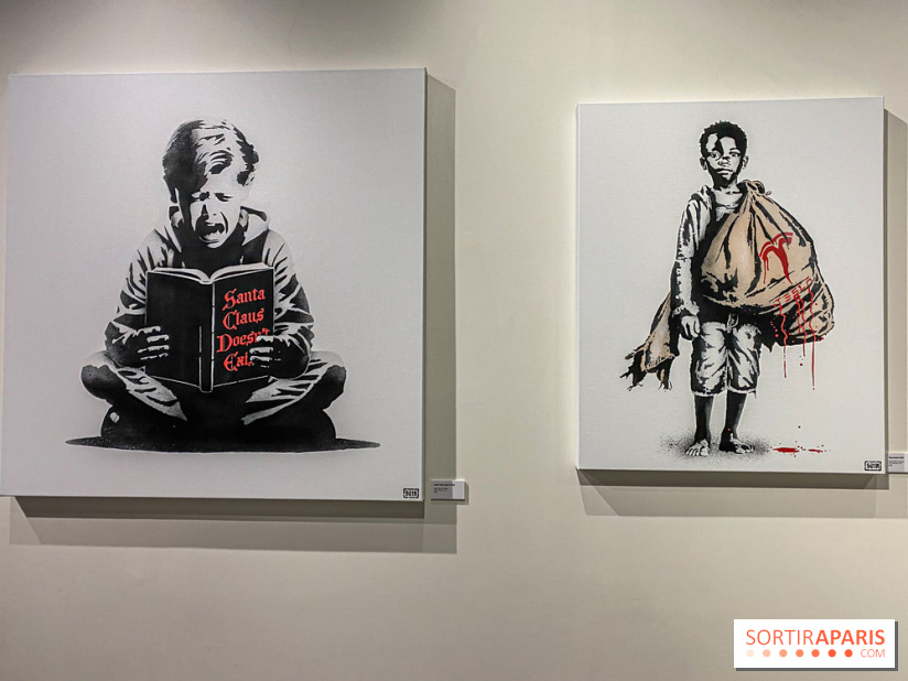 Exposition de Goin à la galerie La Lison : Santa Claus doesn't exist - IMG 3138