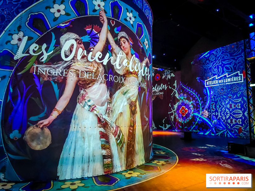 Les Orientalistes, l'exposition de l'Atelier des Lumières qui nous fait voyager en Orient - photos - IMG20240208091814