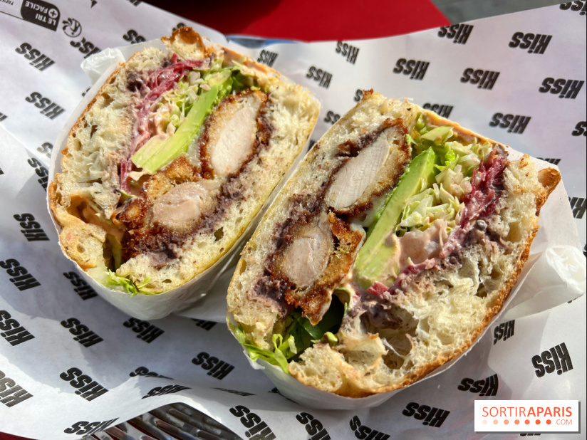 Kiss - Sandwich poulet frit, avocat, focaccia