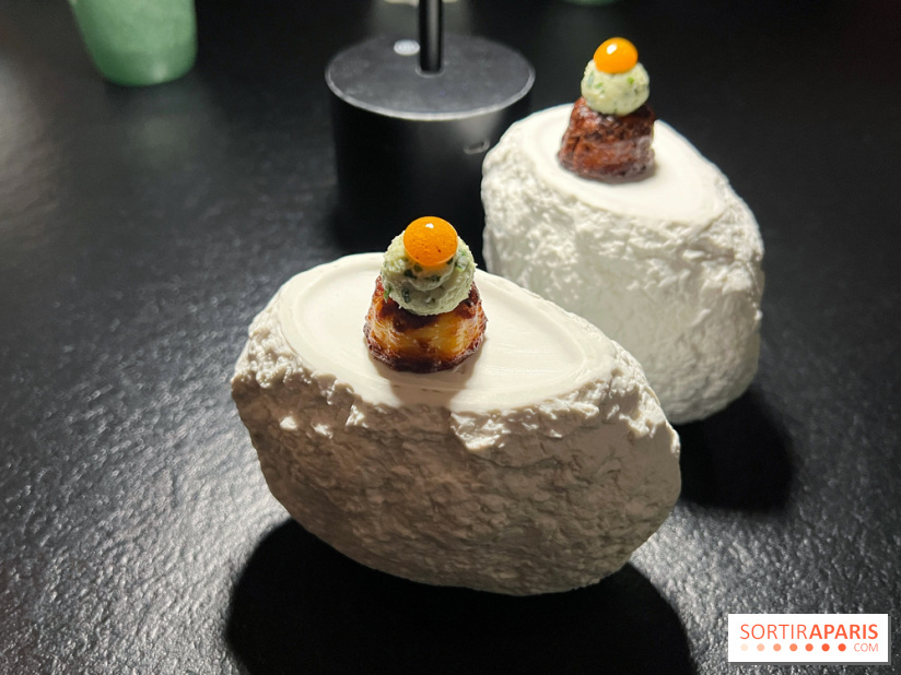 Quelque Part - Cannelé carbonara de la mer