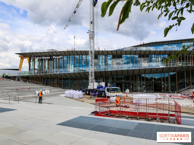 Prolongement de la ligne 14 : nos photos de la gare Saint-Denis-Pleyel
