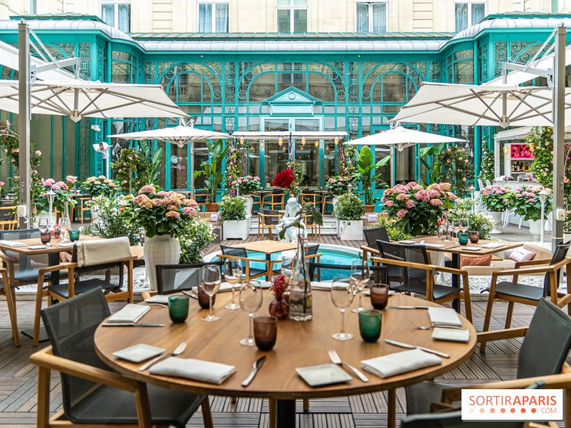 La Terrasse des Roses au Westin Paris Vendome, le patio floral confidentiel