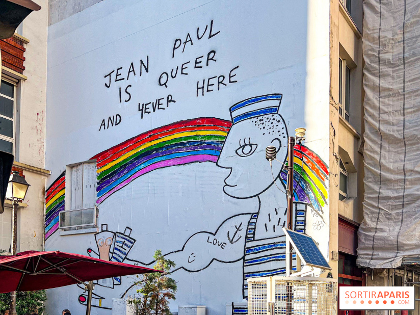 Fresque Pepo Moreno pour Jean-Paul Gaultier - Mois des Fiertés - image00005