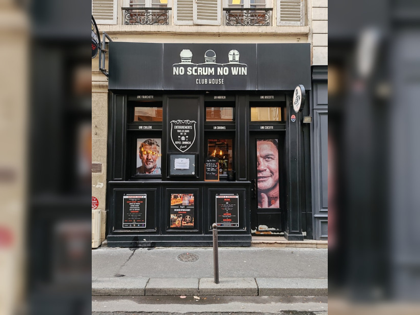 No Scrum No Win Godot Paris 9ème - restaurant bar sportif no scrum no win paris 9 facade