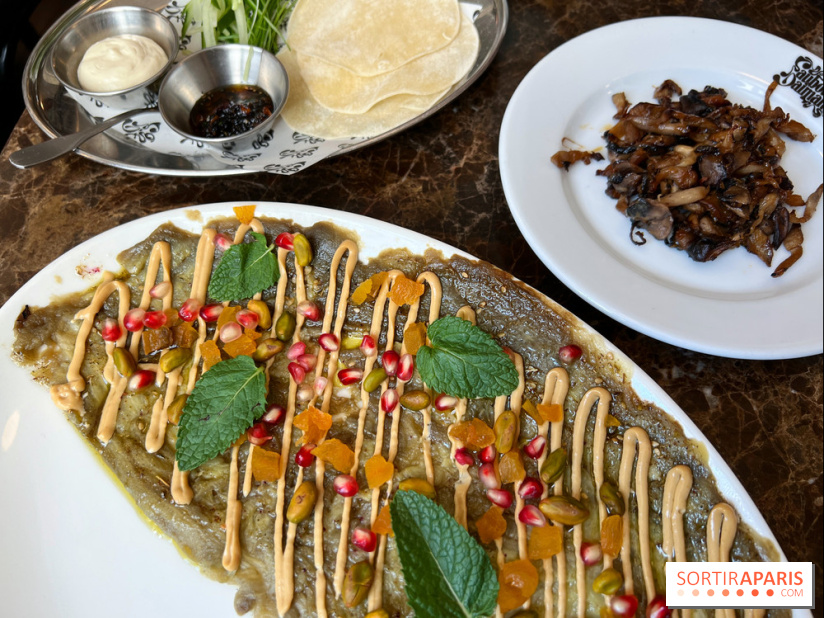 Faubourg Daimant - Carpaccio d'aubergines brûlées