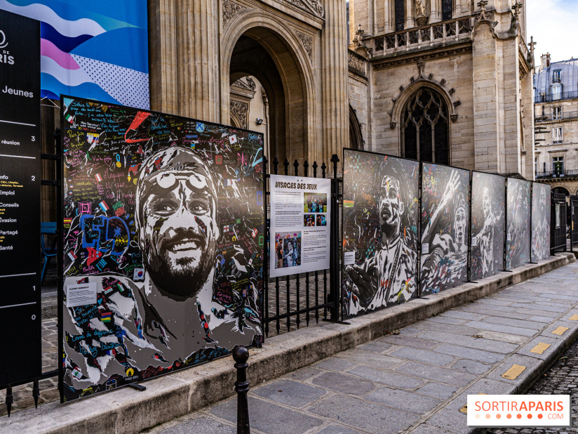 Les visages des Jeux, l'exposition street-art gratuite de Jo Di Bona à Paris