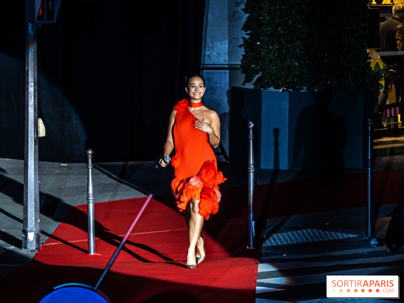 Inauguration des vitrines et décorations de Noël du BHV Marais 2024 avec Léna Mahfouf, Adriana Karembeu et Marc Lavoine -  A7C5882