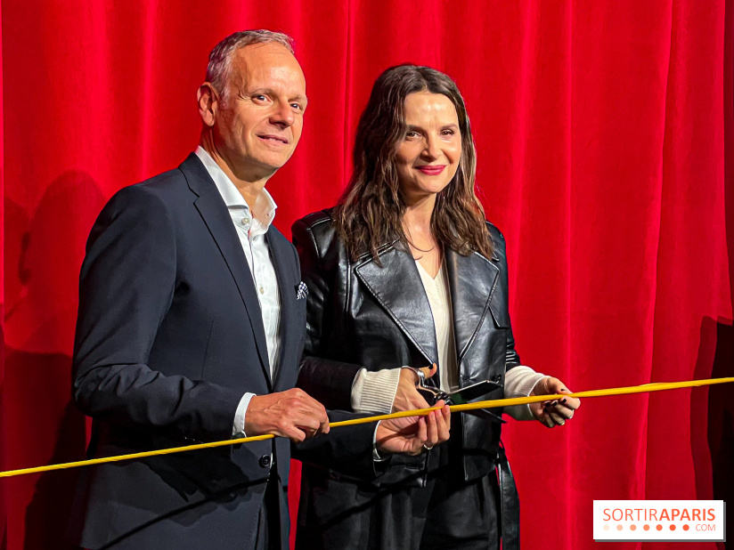 Les vitrines de Noël 2024 du Printemps Haussmann avec Juliette Binoche - image00001