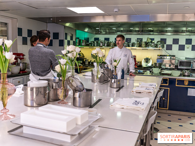 Cours de cuisine au Ritz : la bûche de Noël 2024 -  A7C6203